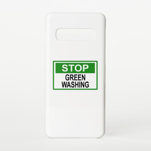 Greenwash-Zeichen beenden Samsung Galaxy Hülle (Rückseite)