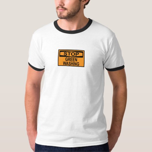 Greenwash-Zeichen beenden T-Shirt (Vorderseite)