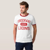 Greenway - Löwen - Sekundarschule - Phoenix T-Shirt (Vorne ganz)
