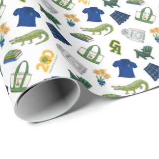 Greenwich Academy Ditsy Druck Geschenkpapier