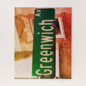 Greenwich Ave, Greenwich, CT (Goldküste, Conn) Puzzle (Vertikal)
