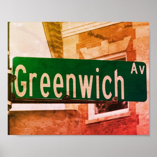 Greenwich Ave, Greenwich, CT Poster (Vorne)