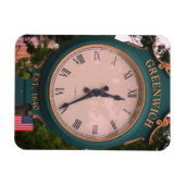 Greenwich Avenue Post Clock, Greenwich, CT Magnet (Horizontal)