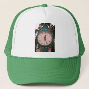 Greenwich Avenue Post Clock, Greenwich, CT Truckerkappe