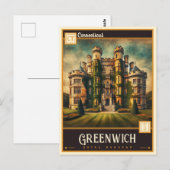Greenwich, Connecticut | VINTAG Postkarte (Vorne/Hinten)