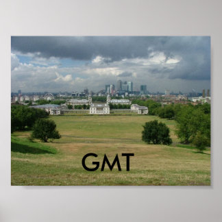 Greenwich Gemein Time Poster
