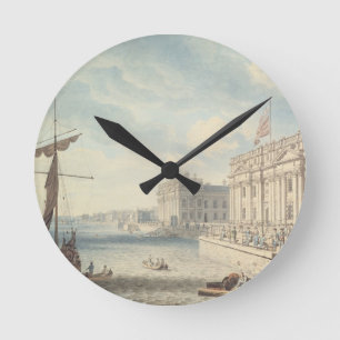 Greenwich-Krankenhaus (w/c) Runde Wanduhr