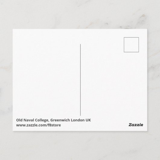 Greenwich, London, UK Postkarte (Rückseite)