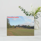Greenwich Park, London-Karte (Stehend Vorderseite)