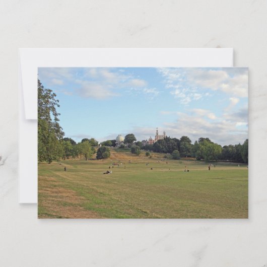 Greenwich Park, London-Karte (Vorderseite)