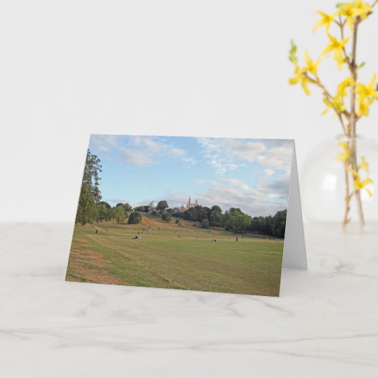 Greenwich Park, London Karte (Gelbe Blume)