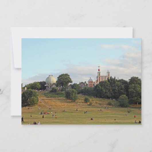 Greenwich Park, London-Karte (Vorderseite)