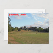 Greenwich Park, London Postkarte (Vorne/Hinten)