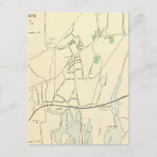 Greenwich Postkarte (Vorderseite)