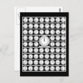 Greenwich Time Postkarte (Vorne/Hinten)