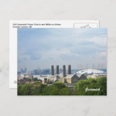 Greenwich View Postcard Postkarte (Vorne/Hinten)