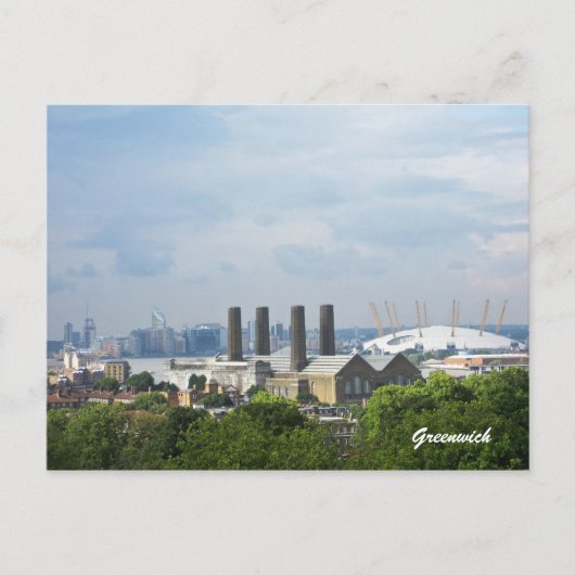 Greenwich View Postcard Postkarte (Vorderseite)