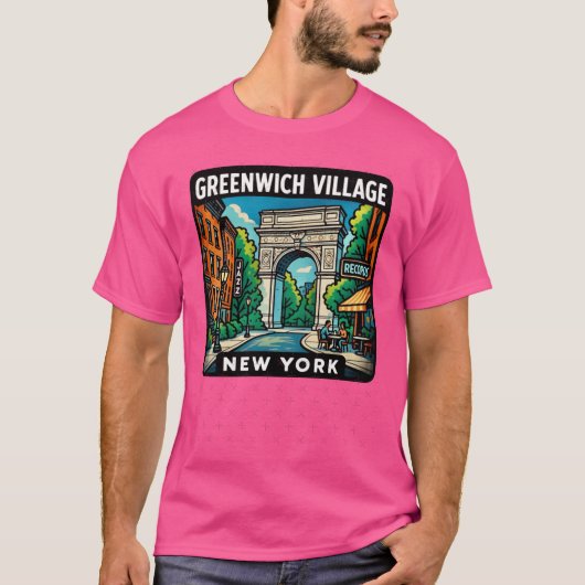 Greenwich Village friends T-Shirt (Vorderseite)