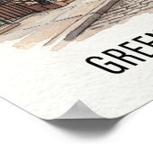 Greenwich Village Manhattan Poster (Ecke)
