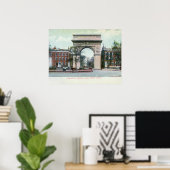 Greenwich Village, New York City Vintag Poster (Heimbüro)