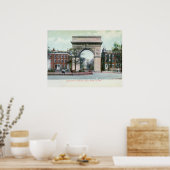 Greenwich Village, New York City Vintag Poster (Küche)