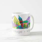 Greenwich Village NYC Kaffeetasse (VorderseiteRechts)