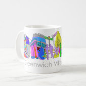 Greenwich Village NYC Kaffeetasse (Vorderseite Links)