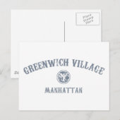 Greenwich Village Postkarte (Vorne/Hinten)