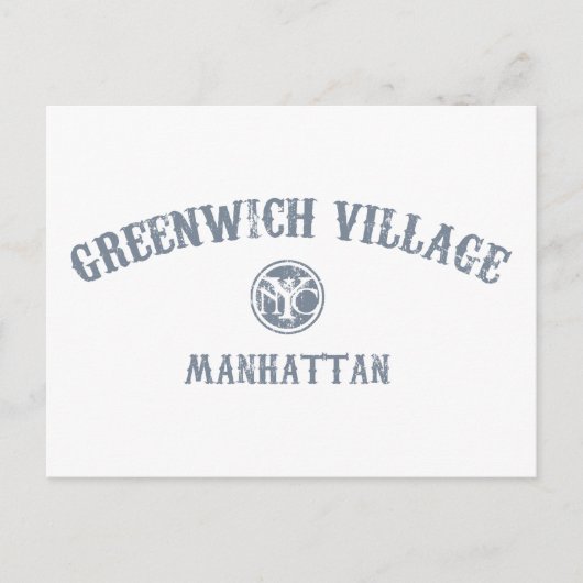 Greenwich Village Postkarte (Vorderseite)