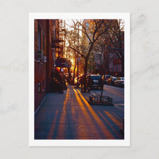 GREENWICH- VILLAGEsonnenuntergang (c) 2012 Postkarte