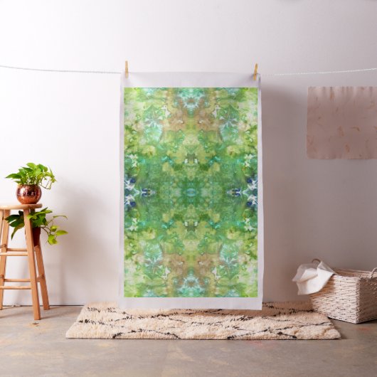 Greenwoods spiegelte Eisfärbung Druck wider Stoff (Beispiel)