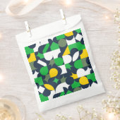 Greeny Bauhaus Style Geschenktütchen (Ausgeschnitten)