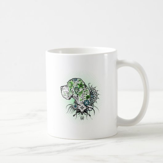 Greeny Great Dane Kaffeetasse (Rechts)