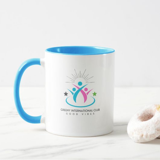 Greeny International Club Tasse (Mit Donut)