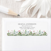 Greeny Wild Meadow Botanical Wedding Address (Insitu)