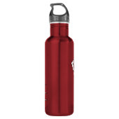 Greep Wasser-Flaschen-Rot Edelstahlflasche (Rückseite)