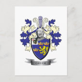Greer Familienwappen Coat of Arms Postkarte (Vorderseite)