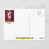 GREETING AUS AFRIKA (Entwurf von Mojisola Gbadamos Postkarte (Rückseite)