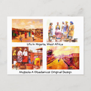 GREETING AUS AFRIKA POSTKARTE