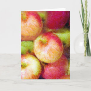 GREETING CARD: Äpfel für Äpfel Karte