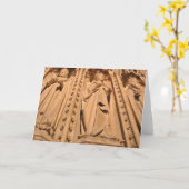 Greeting Card, architecture, Canterbury Cathedral Karte (Gelbe Blume)