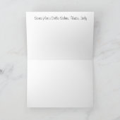 Greeting Card blank, with Church Karte (Innenseite)