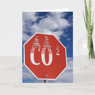 GREETING CARD Carbon Footprint Karte