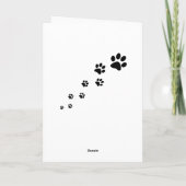 Greeting Card - Custom Message! Dankeskarte (Rückseite)