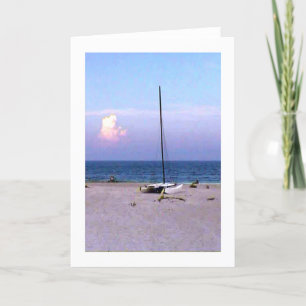 GREETING CARD Das MUSEUM Zazzle Geschenk Segelboot Karte