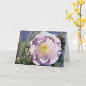 GREETING CARD 'Full Blown Rose' Karte (Gelbe Blume)