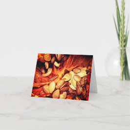 Greeting Card Halloween Pumpkin Guts Karte