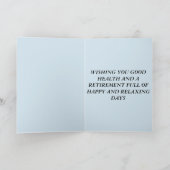 GREETING CARD - HAMMOCK UND GLÜCKLICHE RÜCKZAHLUNG KARTE (Innenseite)