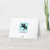 Greeting Card Horizontal Template Feiertagskarte (Rückseite)