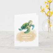 Greeting card karte (Gelbe Blume)